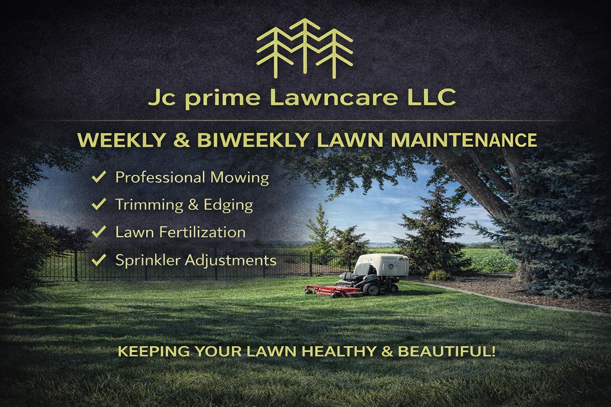 Weekly and biweekly lawn maintenance